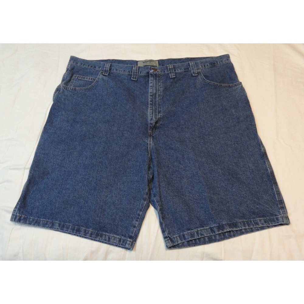 Wrangler Authentics Men Carpenter Relax Fit Shorts Cotton Blue‎ Denim Size 46